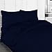 Utopia Bedding Duvet Cover King Size - 1 Comforter Cover with 2 Pillow Shams - 3 Pieces Bedding Duvet Cover with Zipper Closure - Soft Brushed Microfiber, 104 X 90 Inches (Navy)