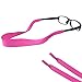 ewinever 2-Pack Adjustable Kids Neoprene Eyewear Retainer,Child Sunglass & Sunglasses Holder Strap Cord for Children Eyeglasses (Pink)