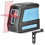 Self Leveling Laser Level - 50ft Cross Line Laser level Laser Line leveler Beam Tool for Construction Picture Hanging Wall Writing Painting Home Renovation Floor Tile with Horizontal and Vertical Line