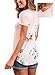 HOTAPEI Womens Color Block Tunic Tops Crewneck Long Sleeve Camo Print Loose Pocket Front Pocket Casual Pullover sweatshirts Black Small