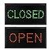 Open Closed Signs for Business - Led Open Closed Sign - Motion Light Sign with US Plug and On/Off Switch - Great for Bar, Coffee Shop, Pizza Store, Restaurant, Hotel, ATM and Party (Open Closed)