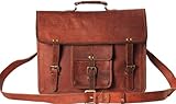 Handmadecart Leather Messenger Bag for Men and Women