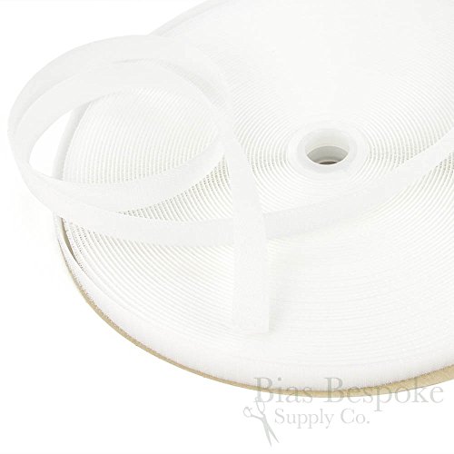 27 Yard Rolls of White Sew-on Hook and Loop Fastening Tape, 5/8