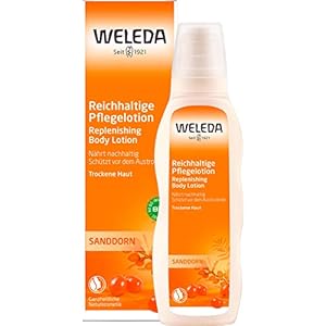 WELEDA Bio Sanddorn Reichhaltige Pflegelotion, vitaminreiche Naturkosmetik Bodylotion zur nachhaltigen Pflege trockener…