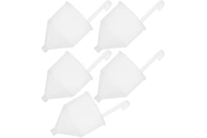 SAFIGLE 5pcs Plastic Viscosity Cup Set for Liquid Consistency Thickness Measuring, Portable Painting