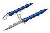 SZCO Supplies Kubaton Folding Knife, Blue