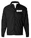 The Goozler Security - Event Staff Duty Windbreaker - Mens Coaches Jacket, XL, Black
