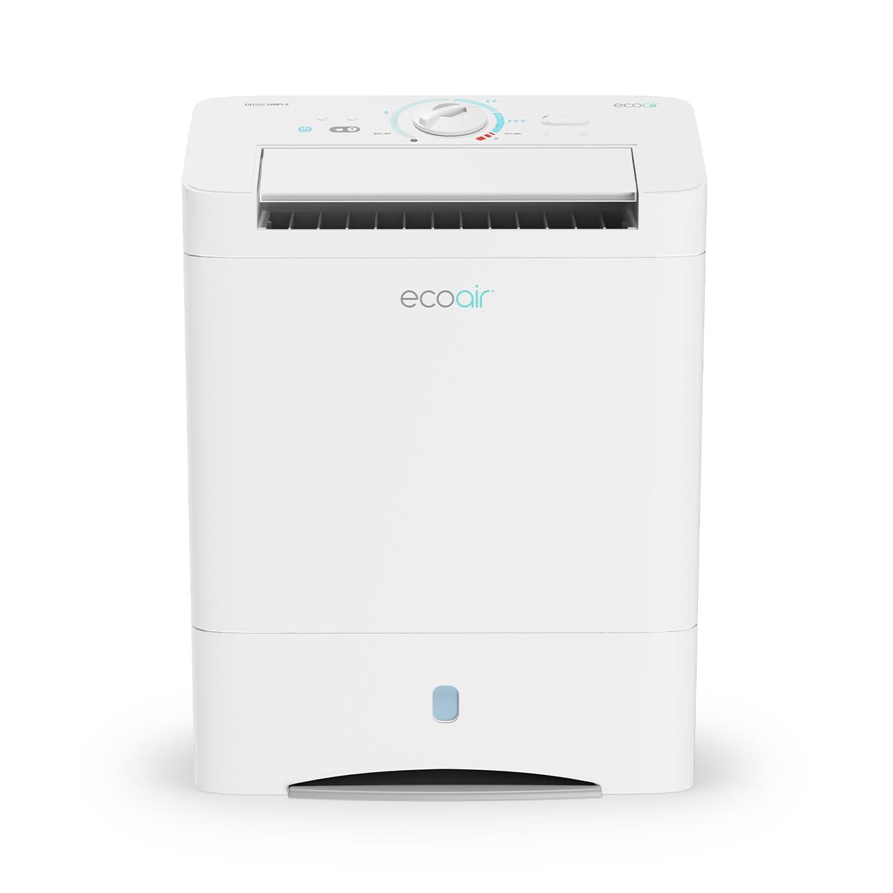 EcoAir DD3 Simple | Rotary Dial Control | 10 L/Day | 3.5L Water Tank | Silver Filter | Laundry Mode | Light Weight 8.5Kg | Damp Condensation Control | Desiccant Dehumidifier