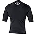 Hyperflex Wetsuits Men's Voodoo 1.5mm Short Sleeve Pullover Jacket, Black,Large