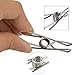 80pcs Stainless Steel Clothes Pins, Lystaii Utility Clips Hooks Clothespin Clothesline Clip 2.2inch for Outdoor Indoor Drying Home Laundry Office Cord Clothespins Kitchen Tools Fastener Socks Scarfs