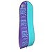Your Bags Women’s Dress and Gown Garment Bag -72”x24” and 10” Tapered Gusset Prom Bags (Special Occasion Teal Blue & Purple)