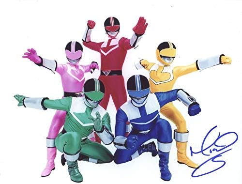 MICHAEL COPON as Lucas Kendall/Blue Time Force Ranger - Power Rangers GENUINE AUTOGRAPH