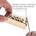 5cm Brass T-Slot Fixture Holder Fit 4-5 Alphabet Letters Font Stamp Tool
