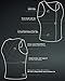 Leo Mens Abs Slimming Body Shaper with Back Support,White,Large