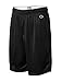 Champion Adult Long Poly Mesh Shorts, Black, Large