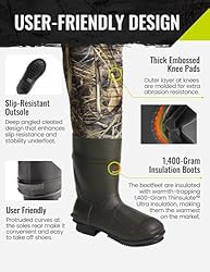 TIDEWE Hunting Wader, 5mm Neoprene Chest Waders