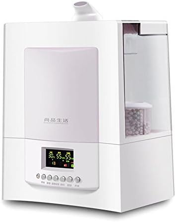 Humidifiers YIXIN Air Multifunction LCD Display Console Disinfection and Sterilization Waterproof Mute Aroma Humidification 5.5L Large Capacity White