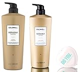 Goldwell Kerasilk Control Shampoo & Conditioner DUO Set (with Sleek Compact Mirror) (33.8 oz Liter Large Kit)