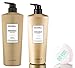 Goldwell Kerasilk Control Shampoo & Conditioner DUO Set (with Sleek Compact Mirror) (33.8 oz Liter Large Kit)