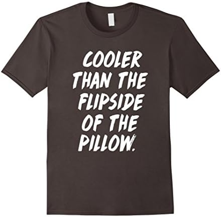 Men's Cooler Than The Flipside Of The Pillow T-Shirt.  3XL Asphalt