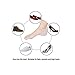Plantar Fasciitis Silicone Moisturizing Gel Heel Socks，Compression Foot Care Protector for Dry Hard Cracked Skin Care，Ankle Inferior Heel Pain Relief Women and Men (Pack 4PCS, Transparent)