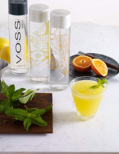 VOSS Artesian Sparkling Water, Tangerine Lemongrass, 330 ml Plastic Bottles (12 Count)