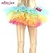 Led Tutu Light Up Neon Rainbow Tutu for Women Girls 80s Costume Tutu for Party