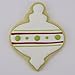 Christmas Finial Ornament Cookie Cutter, 4.25