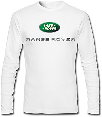 Men's Range Rover Logo Long Sleeve T-Shirt White