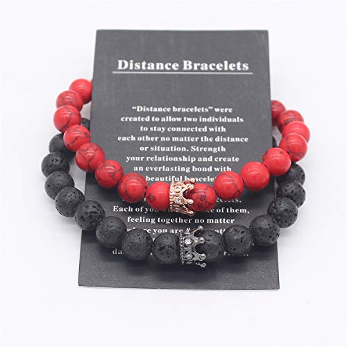 4 POSHFEEL+Couple+Howlite+Bracelet+Black3