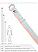 Tumaz Yoga Strap/Stretch Bands with Adjustable D-Ring Buckle (6ft/8ft/10ft, Many Stylish Colors) - Best for Daily Stretching, Yoga, Pilates, Physical Therapy, Fitness