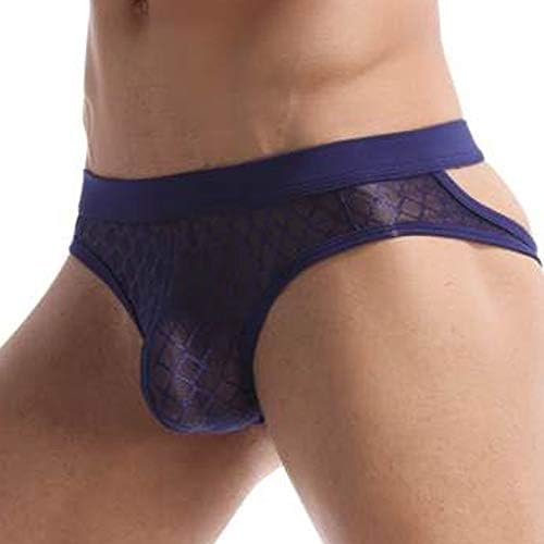 Men's Sexy Underwear Mens Sexy U Convex Pocket Bulge Mesh G-String Thong