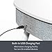 Portable Smart Side Table Bluetooth Speaker with Wireless & USB Charging Dock -2020 Modern Home Studio Smart Table Multifunctional Whitethumb 4