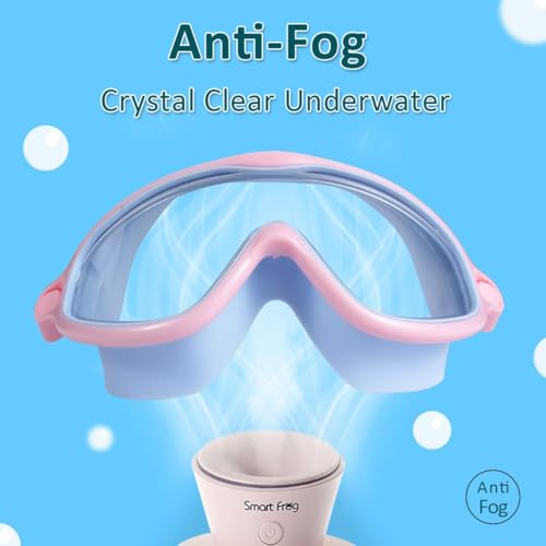 Kids Swim Goggles 2 Pack Pool Goggles Anti-Fog Anti-UV Wide View No Leaking Swimming Goggles for Children 3-14