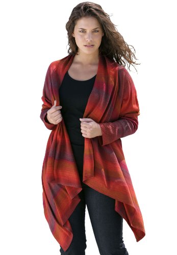 Handkerchief cardigan tunic sweater