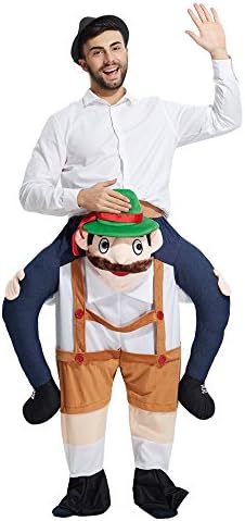 YEDASI Piggyback Ride On Riding Shoulder Adult Costume Easter Mascot Pants (Beer people),X-Large