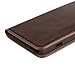 Compatible with Microsoft Lumia 950 Case,iCoverCase Genuine Leather Wallet Case [Slim Fit] Folio Book Design with Stand and Card Slots Flip Case Cover for Lumia 950 5.2 inch(Brown)