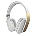 Ghostek soDrop 2 Wireless Bluetooth Headphones with Noise Reduction Amazing Bass | White & Gold