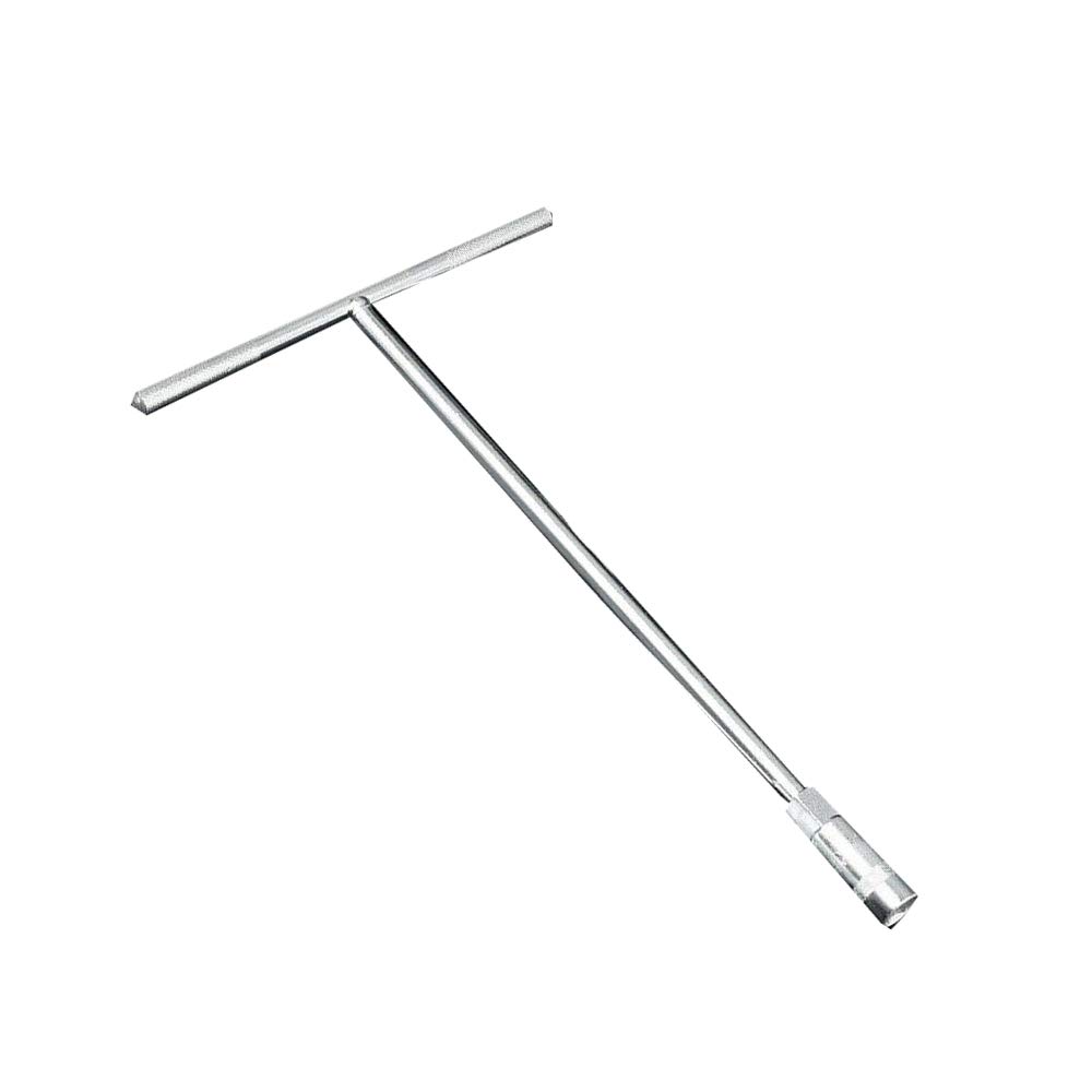 T - Bar Socket Wrench Nut Spinner Hex Socket T Shape Handle Wrench Drive 12mm Extra Long for Motorbike, Car, Workshop(1 Pack)