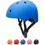 Glaf Toddler Helmet Kids Helmet 3-8 Years Multi-Sport Skateboard Cycling Helmet CPSC Certified Impact Resistance Ventilation Adjustable Helmet for Kids Bike Helmets for Toddlers (Blue, Small)