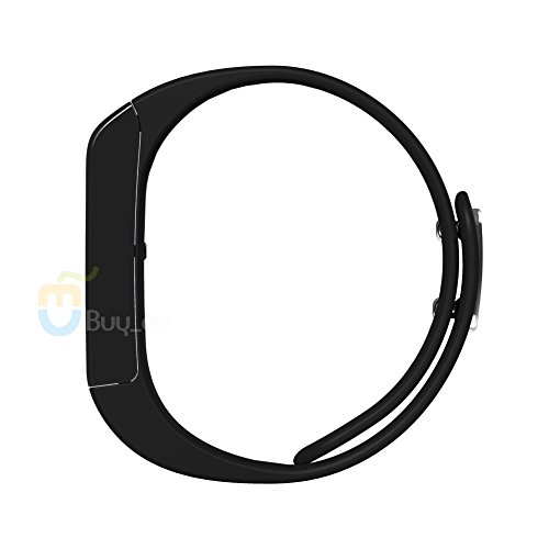 Buyee Wireless Bluetooth Activity and Health Pedometer Smart Fitness Tracker Wristband Bracelet Band Watch with Sleep Monitor and Touch Screen (Black)