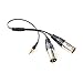 Saramonic SR-UM10-CC1 Dual-XLR Output Connector Cable for the Saramonic LavMic, UwMic9, UwMic10 and UwMic15 Wireless Microphone Systems