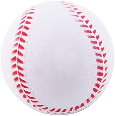 B1ST Practice Baseballs Foam Softballs Training Sporting Batting Soft Ball Reduced Impact Safety for Children Teenager Players White 9 inch Pack of 12