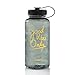 Motivational bottle 34oz Fitness Workout Sports Water Bottle with Unique Timeline | Measurements | Goal Marked Times For Measuring Your Daily Water Intake, BPA Free Non-toxic Tritan (graphite)