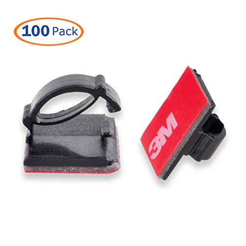 image for Cable Clips, Conwork Adhesive Wire Management Clamps, Desktop Cord Hol