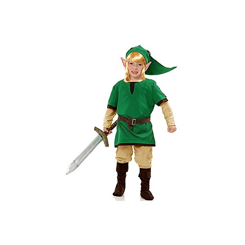 Zelda: Link the Warrior Elf Kids Costume - Image 3