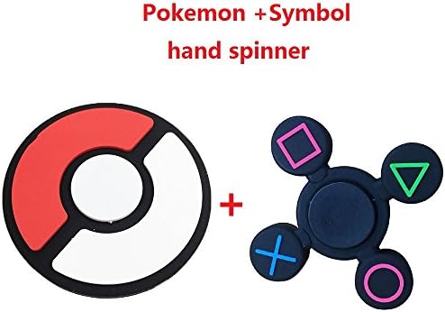 LeiShine EDC Round Hand Spinner for Pokemon +Symbol Silicon Gyro Hand Spinners Desk Focus ADHD Autism Finger Toy Silica gel Gyro Wizard Ball funyToys