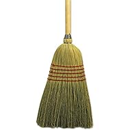 Boardwalk 926YEA Parlor Broom Yucca/Corn Fiber Bristles 42-Inch Wood Handle Natural