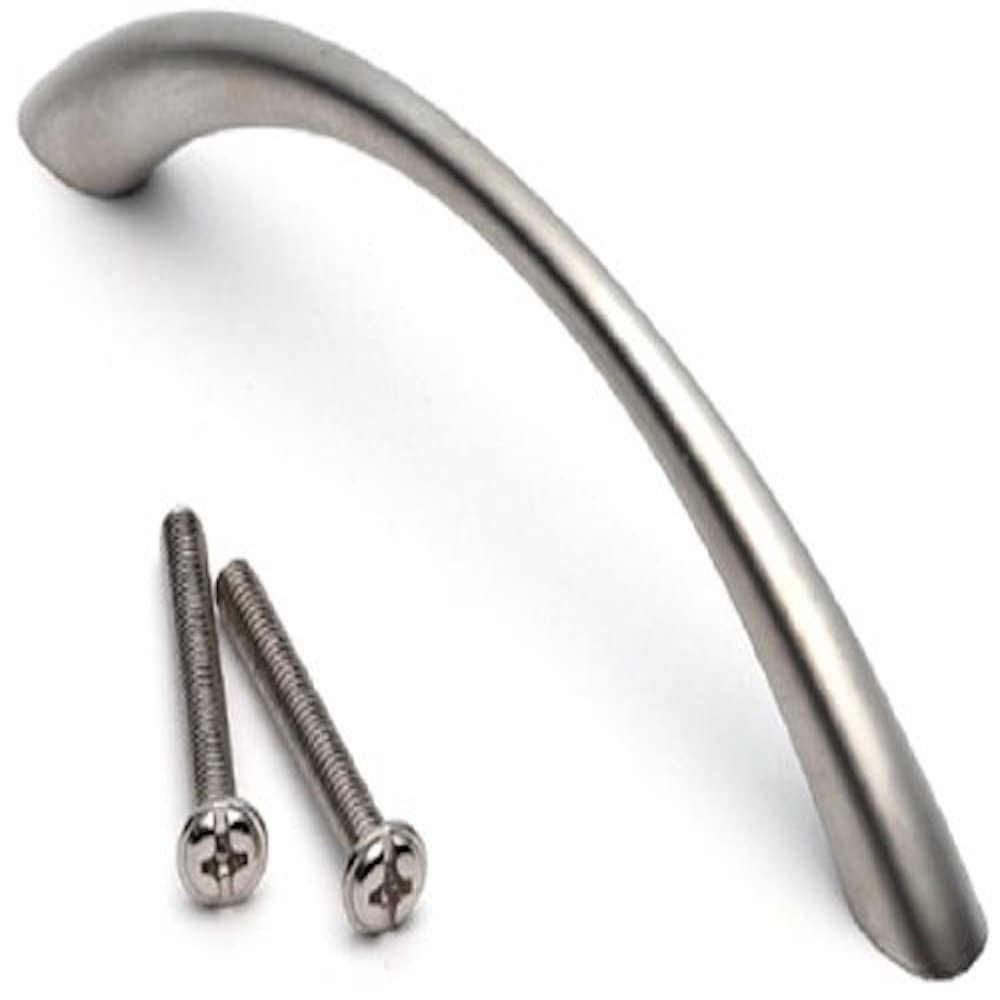 Merriway® BH01026 Bow Matt Nickel Handle, 96 mm (4 inch)