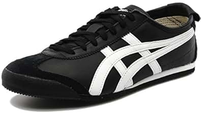 Amazon.com | Onitsuka Tiger Mexico 66 Black White Leather